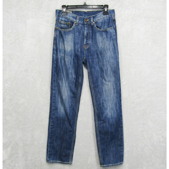 Ted Baker Jeans Mens 30 Premium 100% Cotton Medium Wash Blue Jeans - Picture 1 of 16